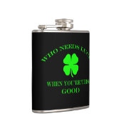 誰が幸運を必要としている フラスク (右)