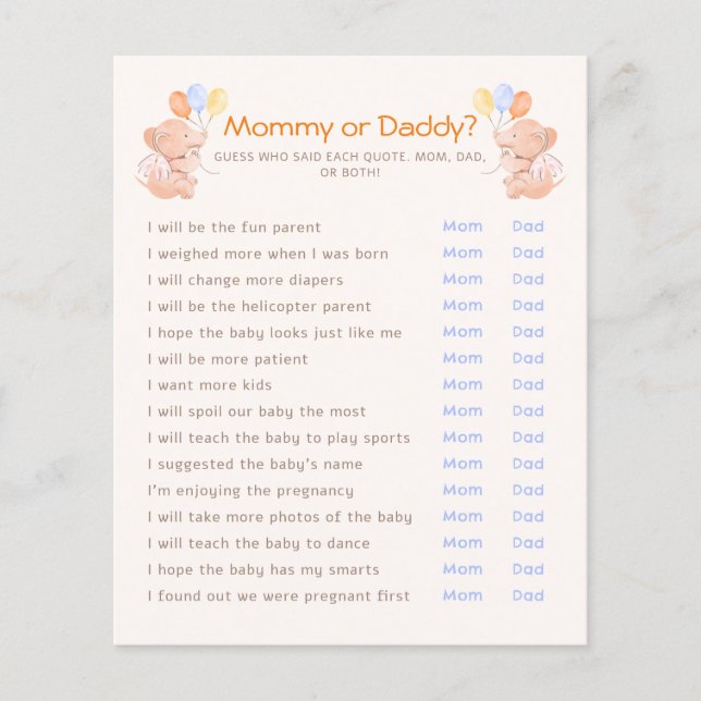 誰が引用文最初の紙シートゲーム (正面)