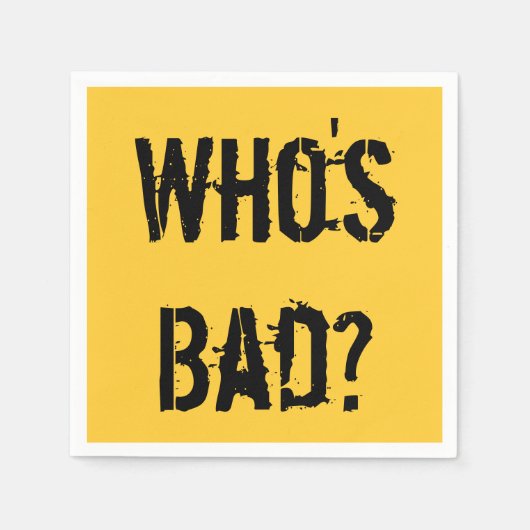 誰が悪い?カクテルナプキン スタンダードカクテルナプキン (正面)