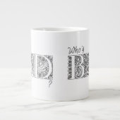 誰が悪い? ジャンボコーヒーマグカップ (正面)