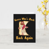 誰が戻ってきたかハッピーイースター!イエスCh カード (黄色い花)