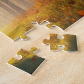 誰が救い出した人 – 男性ゴールデンレトリバーのハイキング ジグソーパズル (側面)