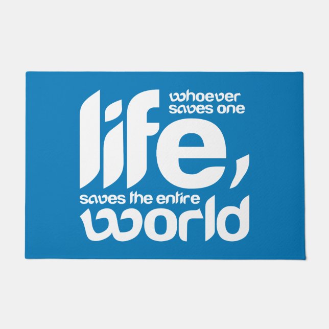 誰が救命でも ドアマット (正面)