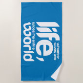 誰が救命でも ビーチタオル (正面)