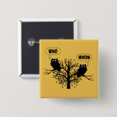 誰が文法で英語のスタイル 缶バッジ (正面&裏面)