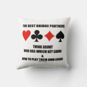 誰が最高のどの鍵を持って考えいるか関してパートナーと連絡を取る クッション (裏面)