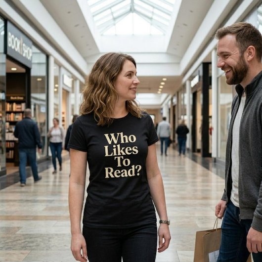 誰が本を読むのが好き？ 読書 Tシャツ