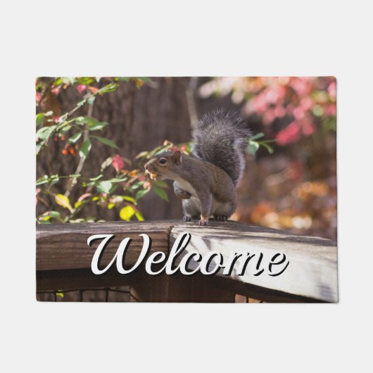 誰が歓迎の言葉で行くか ドアマット (正面)