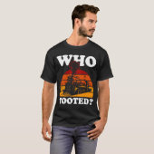 誰が汽笛を鳴らしたの?列車 Tシャツ (正面フル)