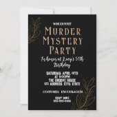 誰が犯人？ エレガントなミステリー・パーティ 招待状 (正面)