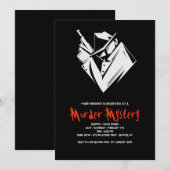 誰が犯人？ミステリー殺人招待状 招待状 (正面/裏面)