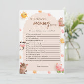 誰が知っているママのゲ最高のームカード 招待状 (スタンド正面)