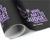 誰が私が法王フランシス引用文 |インスピレーション ラッピングペーパー (ロールコーナー)