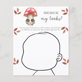 誰が私にこんな顔を与えた？ベビーシャワーゲーム