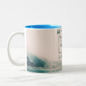 誰が私にストップ行く ツートーンマグカップ (左)