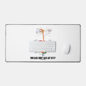 誰が私に勇気がないと言った？消化器系 デスクマット (キーボード&マウス)