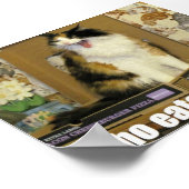 誰が私のピザを食べた？キャッおもしろいトミーム ポスター (角)