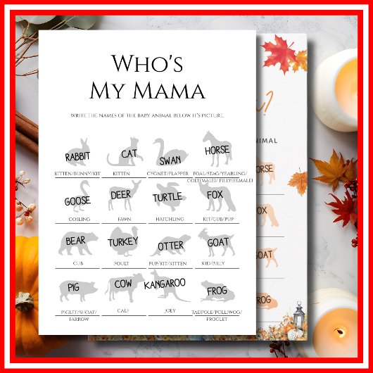 誰が私のママ赤ちゃんシャワーゲーム小さなかぼちゃだ 招待状