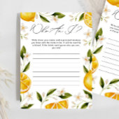 誰が私のメイン絞り円ブライダルシャワーゲーム