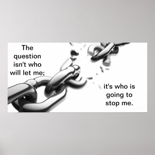 誰が私をストップ連れる ポスター (正面)