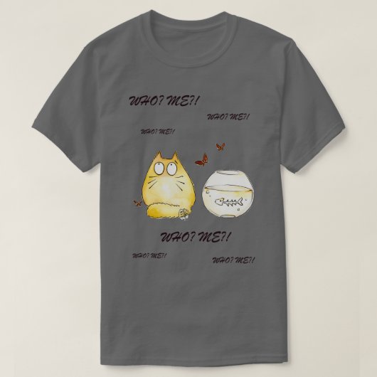 誰が私クラシックのTシャツ Tシャツ (デザイン正面)