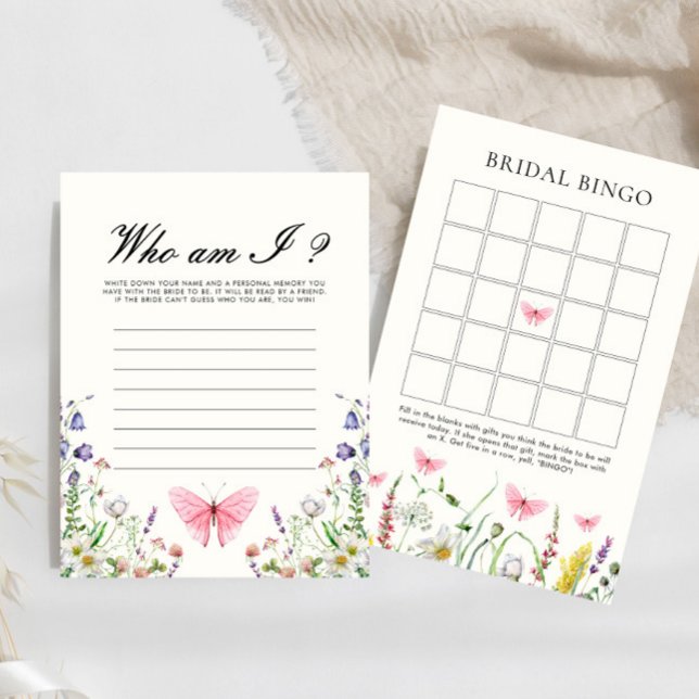 誰が私蝶ブライダルシャワーゲーム (クリエイターアップロード済み)