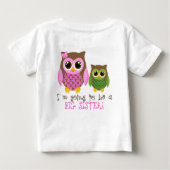 誰が秘密の姉を持っているか推測 ベビーTシャツ (裏面)