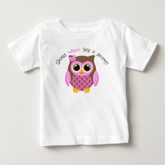 誰が秘密の姉を持っているか推測 ベビーTシャツ (正面)