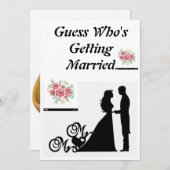 誰が結婚すると思う? 招待状 (正面/裏面)