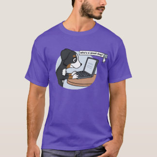 誰が良い犬ベルネーズマウンテンドッグヴィンテージ Tシャツ
