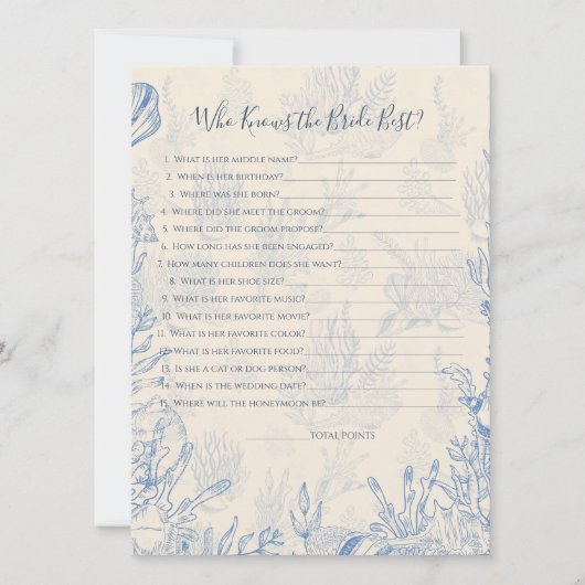 誰が花嫁かゲーム カード (正面)