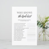 誰が花嫁の最高のブライダルシャワーゲーム (スタンド正面)