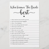 誰が花嫁を一番よく知っているかゲーム(ミニマルなスクリプト) (正面)