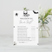 誰が花嫁を知っているか ブライダルシャワーゲーム カード (スタンド正面)