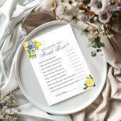 誰が花嫁を知っている最高のブライダルシャワーゲーム車 招待状