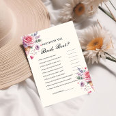 誰が花嫁を知っている最高のブライダルシャワーゲーム車 招待状