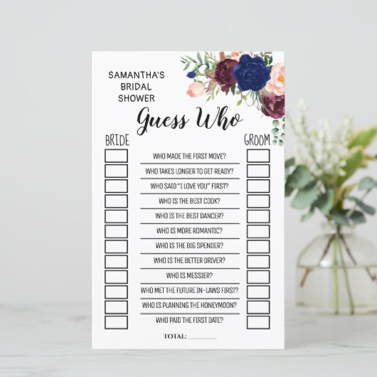 誰が英語のブライダルシャワーのゲスペインのーム (スタンド正面)