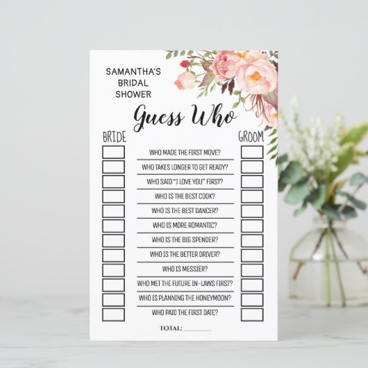 誰が英語のブライダルシャワーのゲスペインのーム (スタンド正面)