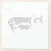 誰が見ているか見る ガラスコースター (裏面)