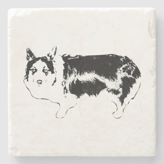 誰が見ているか見る ストーンコースター (正面)