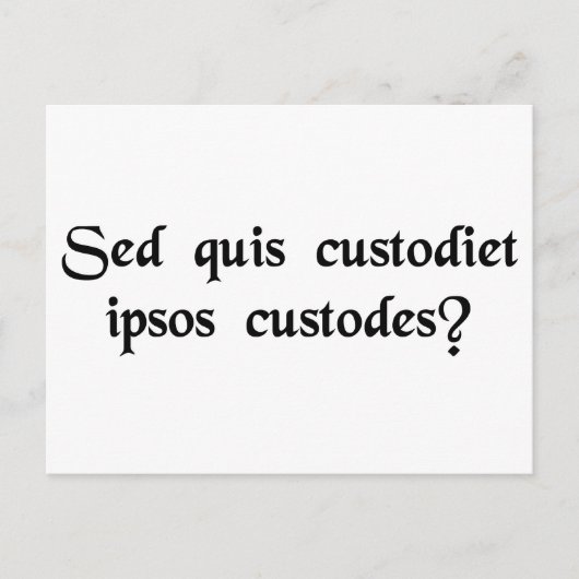 誰が見てる？ ポストカード (正面)