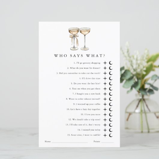 誰が言う男女兼用ウェディングシャワーゲーム (スタンド正面)