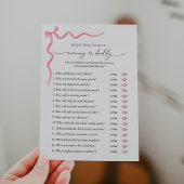 誰が言ったかな ママかな？パパかな？ベビーシャワーゲーム 招待状