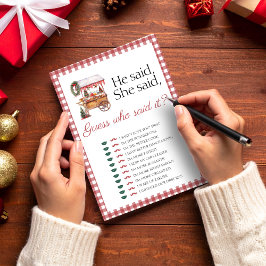 誰が言ったか推測する国市場ブライダルゲームカード 招待状