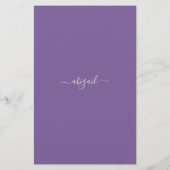 誰が言ったと思う？ラベンダー素朴ブライダルシャワー (裏面)