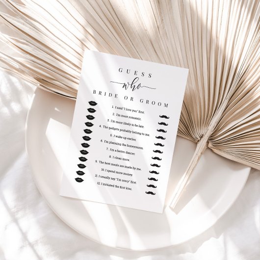 誰が言った？花嫁？それとも花婿？ゲーム 招待状