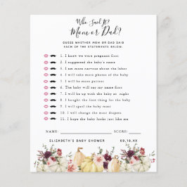 誰が言った |赤ちゃんシャワーゲーム