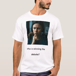 誰が討論で勝っているのか Tシャツ