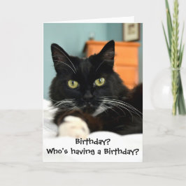 誰が誕生日?グリーティングカード カード