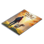 誰が誰を救ったのか - 男とゴールデンレトリバーとハイキング ノートブック (左側)